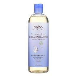 Babo Botanicals - Shampoo Bubblebath and Wash - Calming - Lavender - 15 oz(D0102HRXQIU)