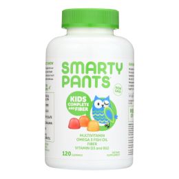SmartyPants Multivitamin - Kids Complete and Fiber Gummy - 120 count(D0102HX3B1G)