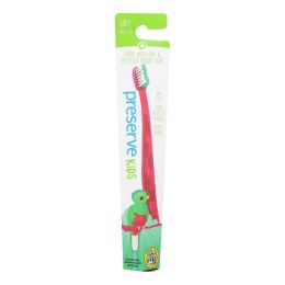Preserve Kids' Toothbrush- 6 Pack - Assorted Colors(D0102HXK3GA)