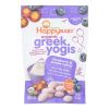 HappyYogis Yogurt Snacks - Organic - Freeze-Dried - Greek - Babies and Toddlers - Blueberry and Purple Carrot - 1 oz - case of 8(D0102HXNEKA)