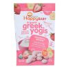 HappyYogis Yogurt Snacks - Organic - Freeze-Dried - Greek - Babies and Toddlers - Strawberry Banana - 1 oz - case of 8(D0102HXNEKV)
