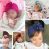 Knotted Caps Turban Newborn Baby Hospital Hat Soft Cotton Toddler Kids Girl Head Wrap Cap Beanie Hat(D0101HHVT6A)