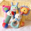 Infant Baby Kids Animal Soft Stuffed Plush Toy Rattle Lovely Dog(D0101H59DCW)