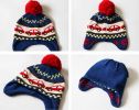 Warm Hat Knitted Hat Plus Velvet Ear Protection Hat Cars Pattern(D0101H5FUS7)