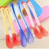2 PCS Infant Safety Change Color Baby Feeding Spoons Yellow Pink(D0101HXDZWG)