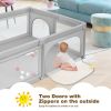 Extra-Large Safety Baby Fence with 50 Ocean Balls(D0102HEBVNU)