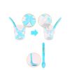 Kiddy Cute Spoon, Infant Spoons Set , 2 Count Green(D0101HXD1I7)