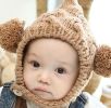 Newborn Baby Warm Hat Cap Baby Hat BROWN, 3-18 Months(D0101HHMPK7)