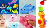 Toddler Bath Toys Bathing Water Toys Sea Animals Squirter Toys For Baby Child Boy Girl#364(D0101HEHYEU)