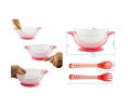 Baby Suction Bowl/ Feeding Bowl And Spoon Set, Yellow(D0101HXD1J7)