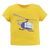 Whirlybird Pure Cotton Infant Tee Baby Toddler T-Shirt YELLOW 100 CM (16-30M)(D0101HHD4GV)