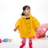 Toddler Rain Day Outerwear Baby Rain Jacket Infant Raincoat BLUE Bowknot S 2-3Y(D0101HHD1KW)