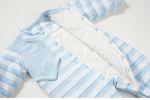 Sky Blue Cute Baby Unisex Clothes Jumpsuit Rompers Sets(D0101HRN17V)
