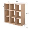 DIY 9-grid Storage Bookcase Bookshelf(D0102HEVD0U)
