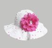 Summer Baby Girl Caps Cotton Sun Hat For 4-5 Years Baby White(D0101H5JZM7)