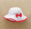 Summer Baby Girl Caps Cotton Sun Hat For 2-3 Years Baby White(D0101H5JZ1Y)