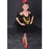 Toddler Ballet Dress/Sling Ballet Black Skirt/Swan Lake Costumes(D0101H5VKNA)