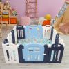 14 Panel Moon Foldable Playpen Baby Safety Play Yard Indoors or Outdoors YF(D0102HEBWQY)