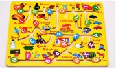 Lovely Colorful Kids Educational Maze Toy Infants Kids Toys (Letter Style)(D0101H5JCB7)