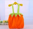 Cute Baby Overall Pumpkin Shape A Suit of Overall And Hat Orange 46cm(D0101HHMPAV)