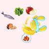 Eating Meat Pacifier Infant Silicone Newborn Nipple Baby Feeding YELLOW(D0101HHDY97)