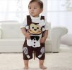 Cute Baby Overall Beautiful Baby Overall A Suit of Skirt And Overall Brown(D0101HHMR87)