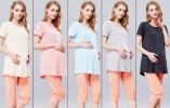 Stylish/Large Size/Quality Fabrics Maternity Dress(Gray)(D0101H5JI3A)