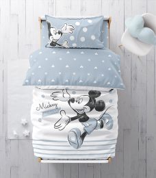 Disney Mickey Mouse Dots Bedding 3-Piece Toddler Cotton