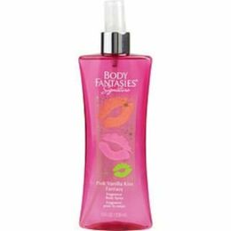 Body Fantasies Pink Vanilla Kiss Fantasy By Body Fantasies Body Spray 8 Oz For Women