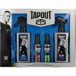 Tapout Variety By Tapout Defy Body Spray 8 Oz & Victory Body Spray 8 Oz & Fuel Body Spray 1.5 Oz & Focus Body Spray 1.5 Oz For Men