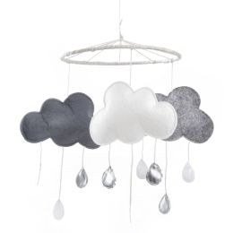 Modern Three Cloud Gray White Mobile Large Dream Catcher Mobile